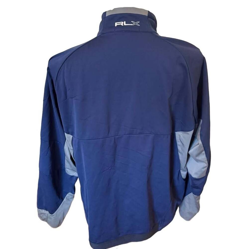 RLX Ralph Lauren Jacket Size XL Blue Gray Full Zip Athletic Outerwear